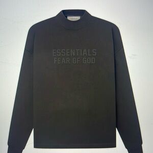 Fear of God Essentisls Relaxed crewneck off black